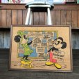 画像2: 70s Vintage Walter Lantz Andy Panda Burlap Art (T566) (2)