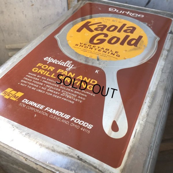 画像5: Vintage Kaola Gold Vegetable Shortening 35LBS Can (T580)
