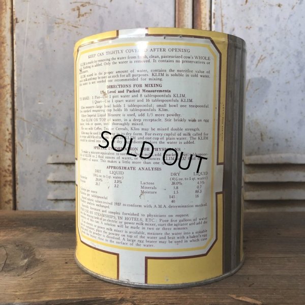 画像3: Vintage KLIM Whole Milk 5 Can THE BORDEN COMPANY (T576）