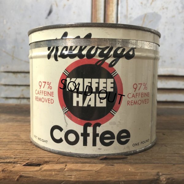 画像1: Vintage Kellogg Kaffee Hag Coffee Can (T578）