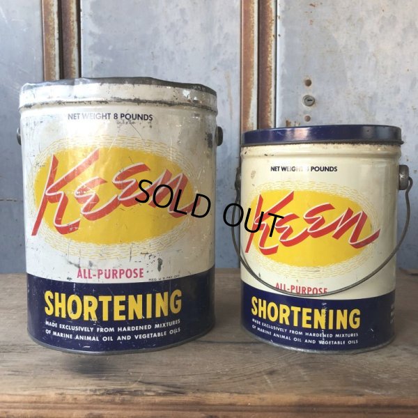 画像10: Vintage Keen Shortening 8 Pounds Can (T574）