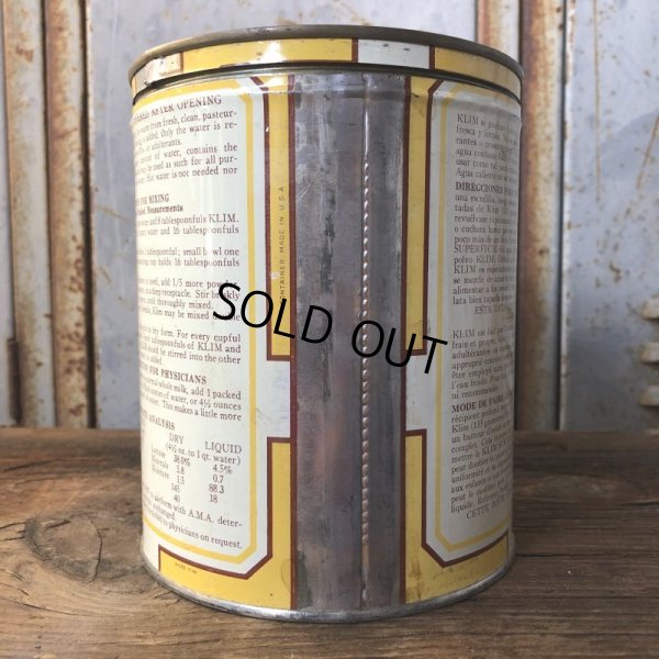 画像3: Vintage KLIM Whole Milk 2 1/2 Can THE BORDEN COMPANY (T575)