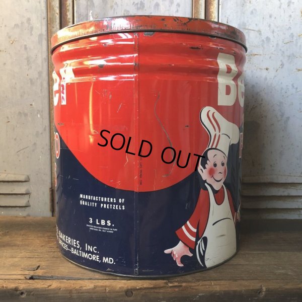 画像3: Vintage Becker Potato Chips Tin Can (T573)