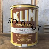 Vintage KLIM Whole Milk 2 1/2 Can THE BORDEN COMPANY (T575）