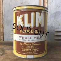Vintage KLIM Whole Milk 2 1/2 Can THE BORDEN COMPANY (T575）