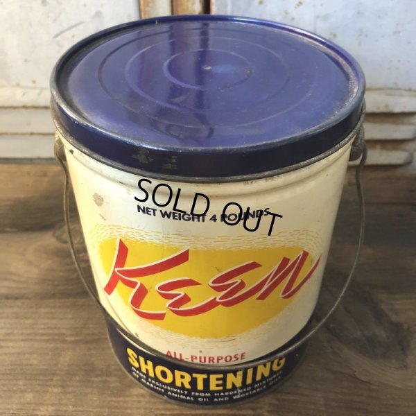 画像7: Vintage Keen Shortening 4 Pounds Can (T575）