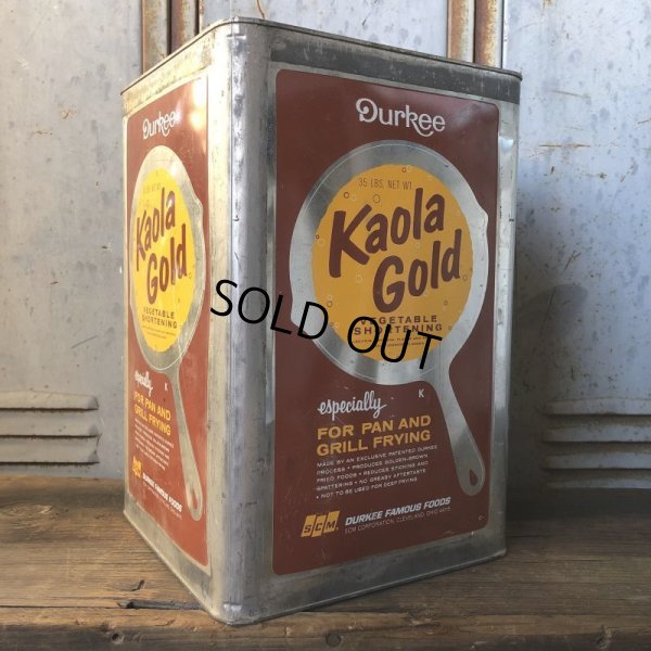画像3: Vintage Kaola Gold Vegetable Shortening 35LBS Can (T580)