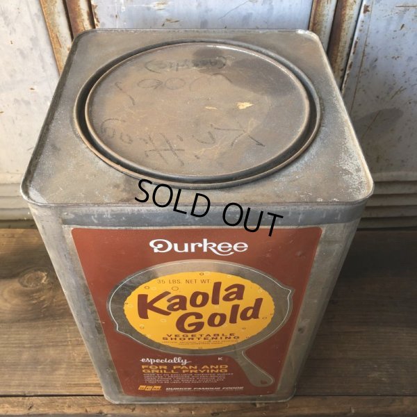 画像4: Vintage Kaola Gold Vegetable Shortening 35LBS Can (T580)