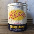 画像1: Vintage Keen Shortening 8 Pounds Can (T574） (1)