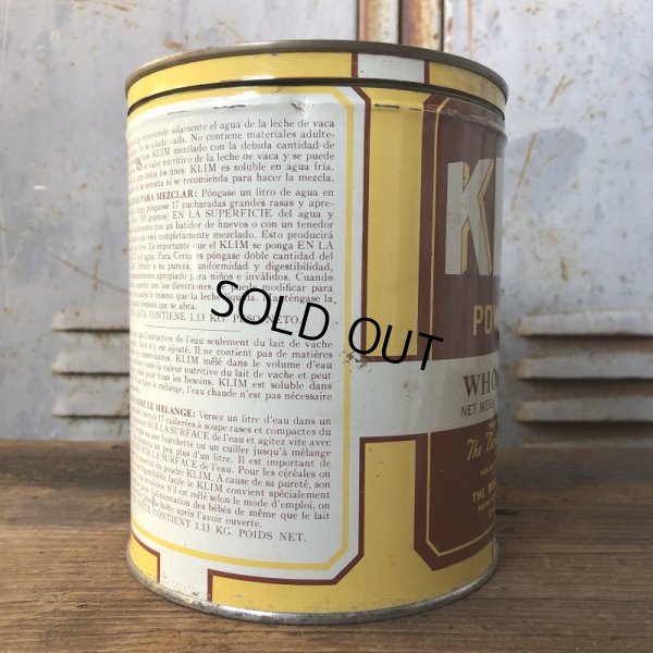 画像4: Vintage KLIM Whole Milk 2 1/2 Can THE BORDEN COMPANY (T575)