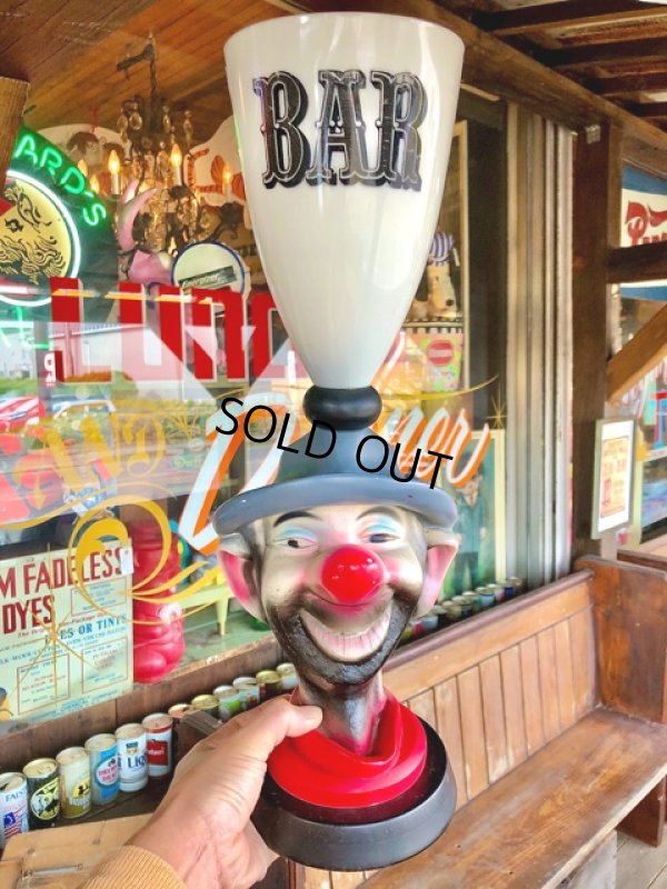 画像13: Vintage Red Nose Drunken Hobo BAR Lamp (T582)  