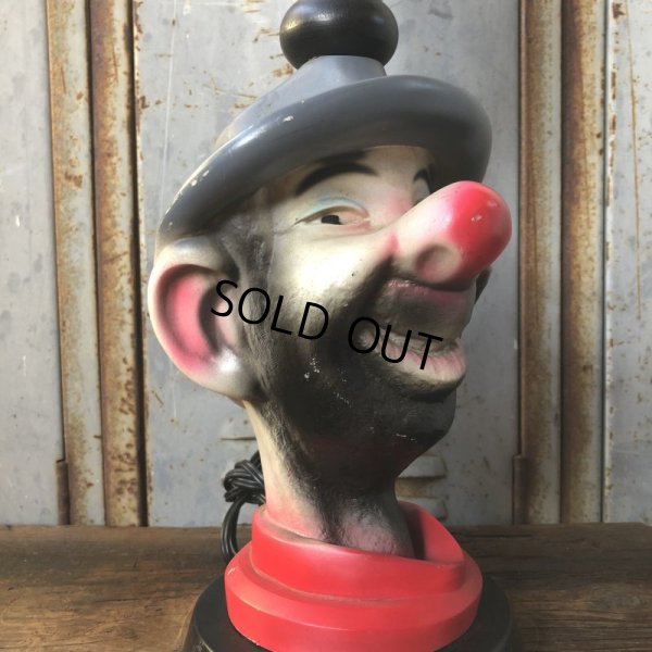 画像6: Vintage Red Nose Drunken Hobo BAR Lamp (T582)  