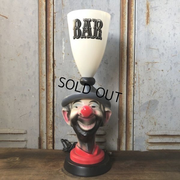 画像1: Vintage Red Nose Drunken Hobo BAR Lamp (T582)  