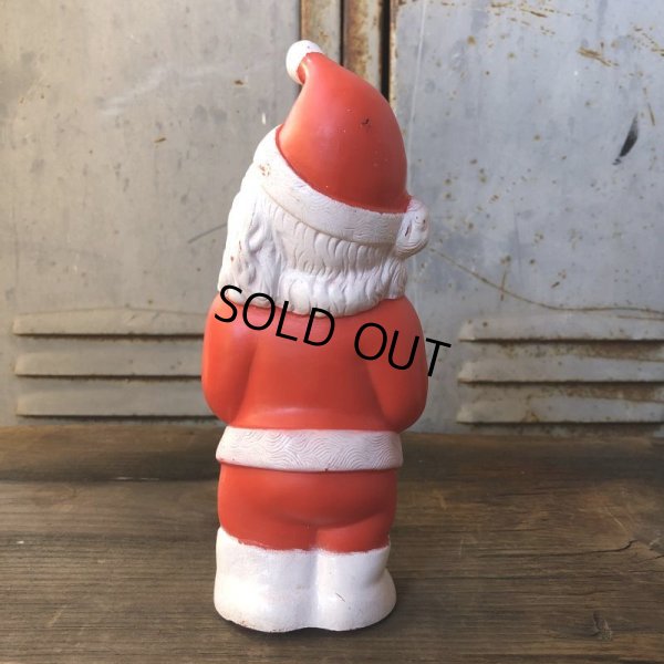 画像3: Vintage Santa Claus Rubber Doll 19.5cm (T540)