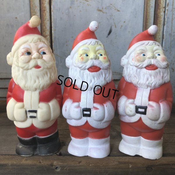 画像9: Vintage Santa Claus Rubber Doll 19.5cm (T540)