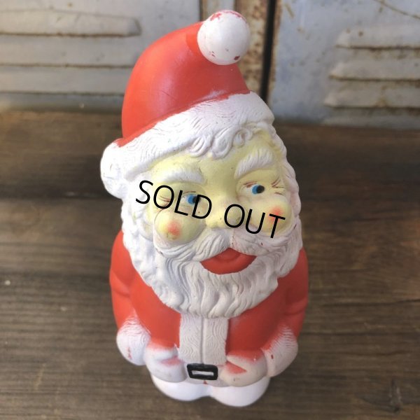 画像5: Vintage Santa Claus Rubber Doll 19.5cm (T540)