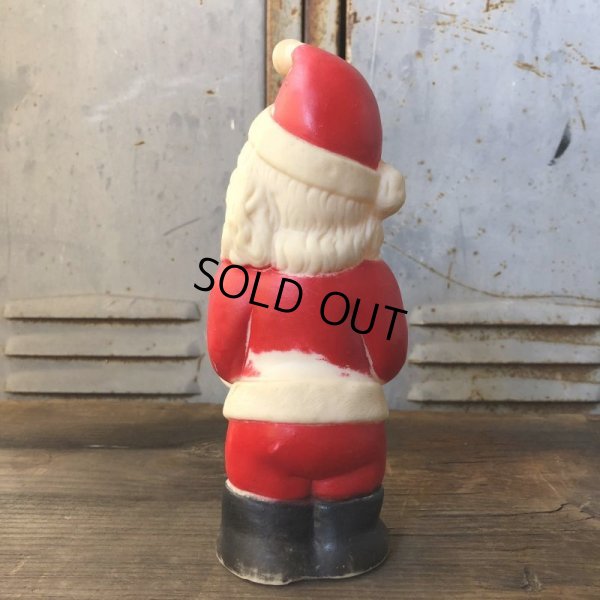 画像3: Vintage Santa Claus Rubber Doll 20cm (T539)