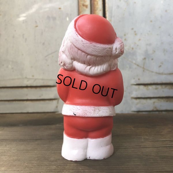 画像3: Vintage Santa Claus Rubber Doll 12.5cm (T543)