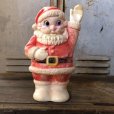 画像1: Vintage Santa Claus Rubber Doll 21cm (T544) (1)