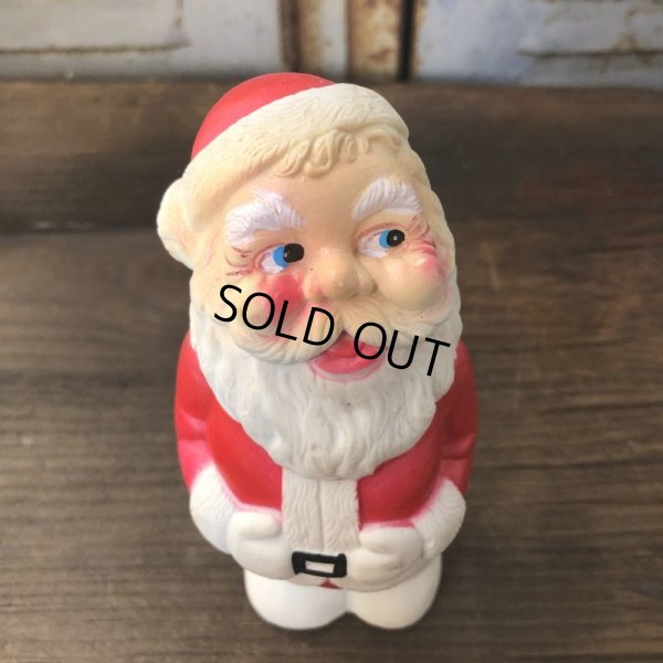 画像5: Vintage Santa Claus Rubber Doll 13cm (T542)