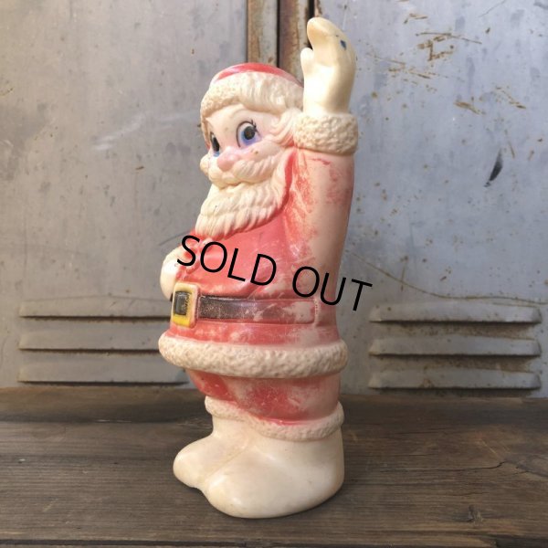 画像4: Vintage Santa Claus Rubber Doll 21cm (T544)