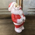 画像2: Vintage Santa Claus Rubber Doll 12.5cm (T543) (2)