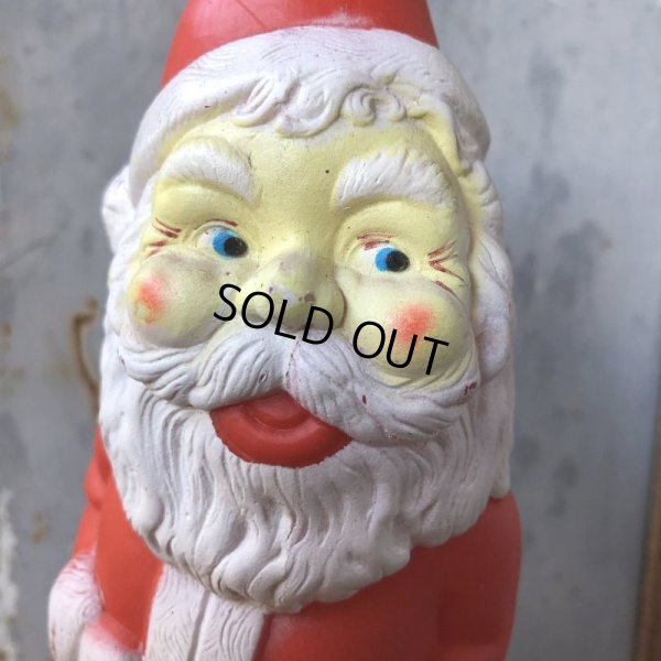 画像8: Vintage Santa Claus Rubber Doll 19.5cm (T540)