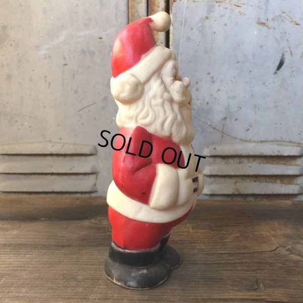 画像2: Vintage Santa Claus Rubber Doll 20cm (T539)