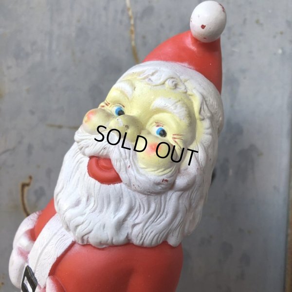 画像6: Vintage Santa Claus Rubber Doll 19.5cm (T540)