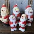 画像10: Vintage Santa Claus Rubber Doll 12.5cm (T543)