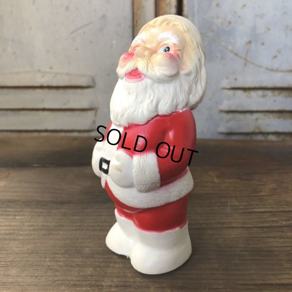 画像4: Vintage Santa Claus Rubber Doll 13cm (T542)