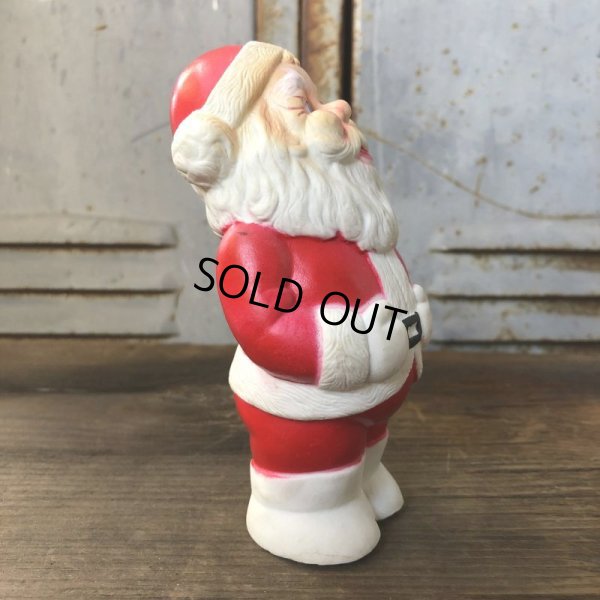 画像2: Vintage Santa Claus Rubber Doll 13cm (T542)