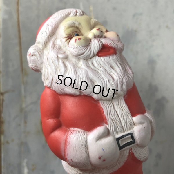 画像7: Vintage Santa Claus Rubber Doll 12.5cm (T543)