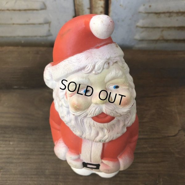 画像5: Vintage Santa Claus Rubber Doll 19cm (T541)