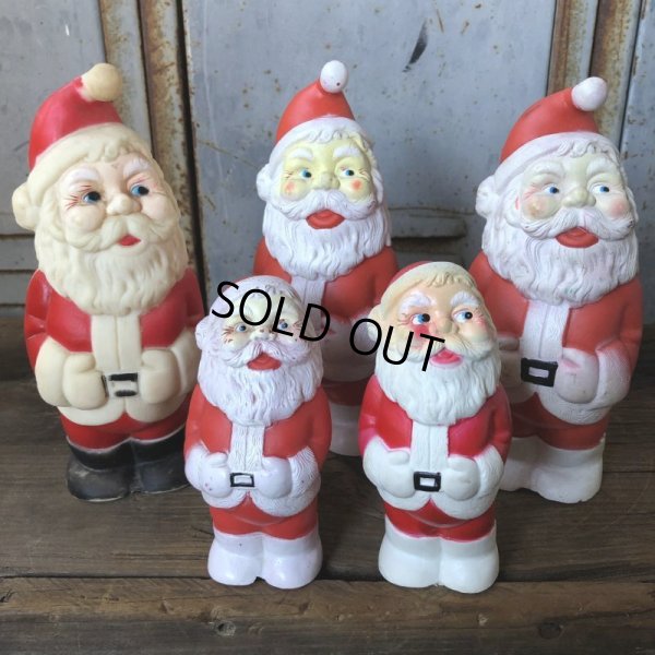 画像9: Vintage Santa Claus Rubber Doll 19cm (T541)