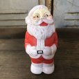 画像1: Vintage Santa Claus Rubber Doll 12.5cm (T543) (1)