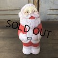 Vintage Santa Claus Rubber Doll 12.5cm (T543)