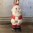 画像1: Vintage Santa Claus Rubber Doll 20cm (T539) (1)