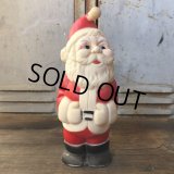 Vintage Santa Claus Rubber Doll 20cm (T539)