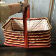 画像10: 40s Vintage Grocery Store Shopping Canvas Basket  (T551)