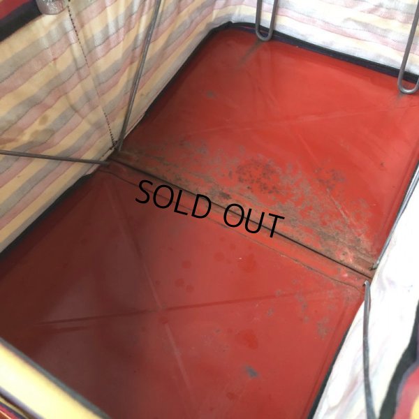 画像5: 40s Vintage Grocery Store Shopping Canvas Basket  (T551)