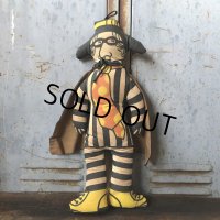 70s Vintage McDonald's Pillow Cloth Doll Hamburglar (T560)