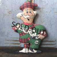 Vintage Pillow Cloth Doll Rheem Sandy Mac Miser (T555)