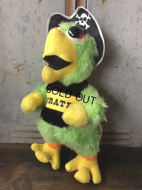 画像7: 70s Vintage MLB Pittsburgh Pirates Parrot Doll 41cm (T564)