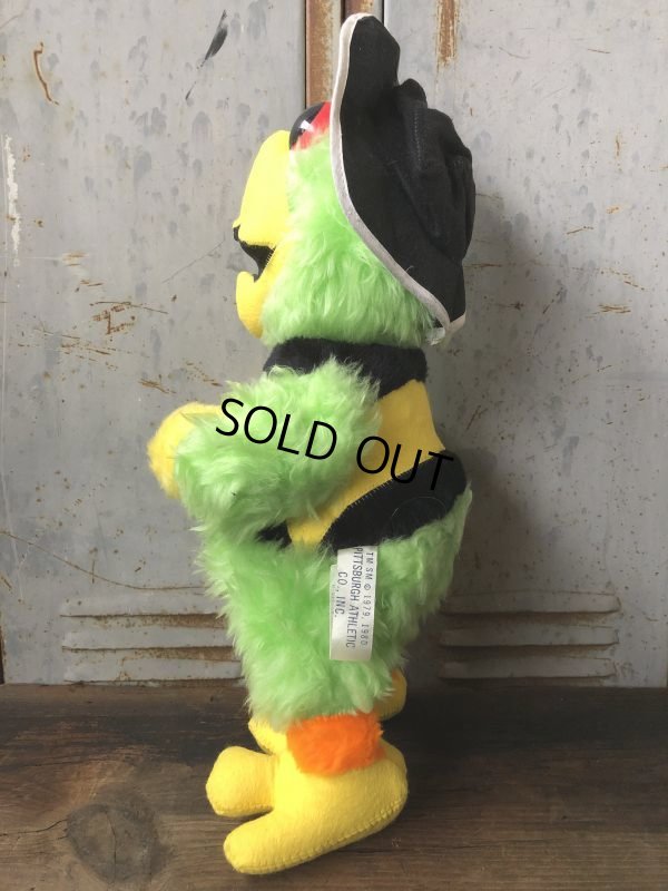 画像6: 70s Vintage MLB Pittsburgh Pirates Parrot Doll 41cm (T564)