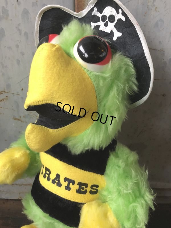 画像9: 70s Vintage MLB Pittsburgh Pirates Parrot Doll 41cm (T564)