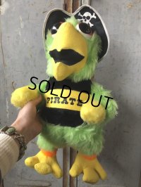 70s Vintage MLB Pittsburgh Pirates Parrot Doll 41cm (T564)