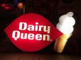 画像20: Vintage Large Dairy Queen Lighted Cone Logo Sign (T565)