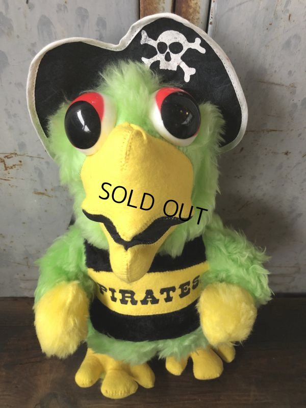 画像8: 70s Vintage MLB Pittsburgh Pirates Parrot Doll 41cm (T564)