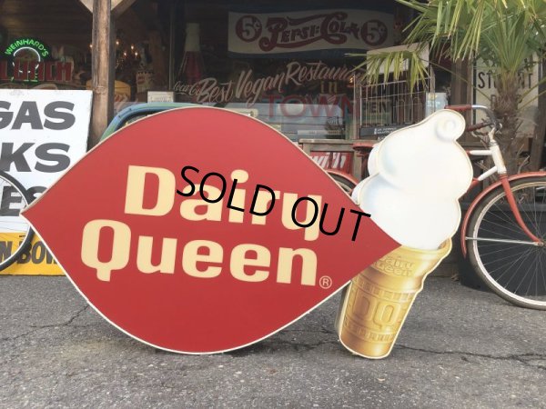 画像2: Vintage Large Dairy Queen Lighted Cone Logo Sign (T565)